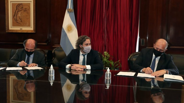 Perotti firmó convenio con Banco Nación para apoyar a sectores productivos