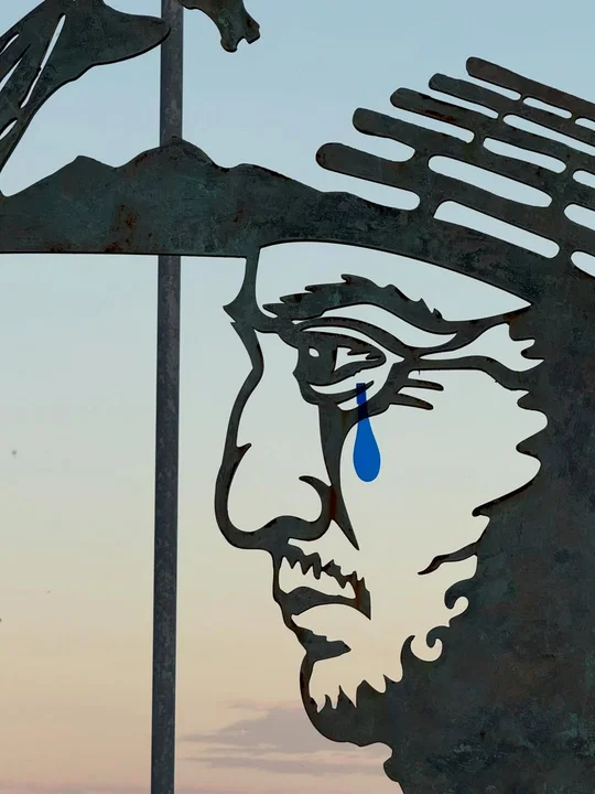 San Martín, después del acto de San Lorenzo