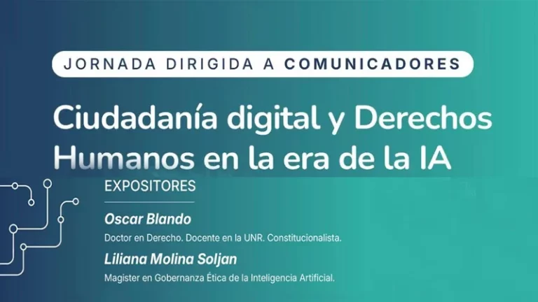 La Defensoría del Pueblo y el Sindicato de Prensa Rosario invitan a debatir sobre ciudadanía digital e inteligencia artificial La Defensoría del Pueblo y el Sindicato de Prensa Rosario invitan a debatir sobre ciudadanía digital e inteligencia artificial